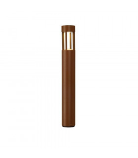 Slots 65 Bollard, Rust, 6.3W Cob Led, 3000K, Ip44