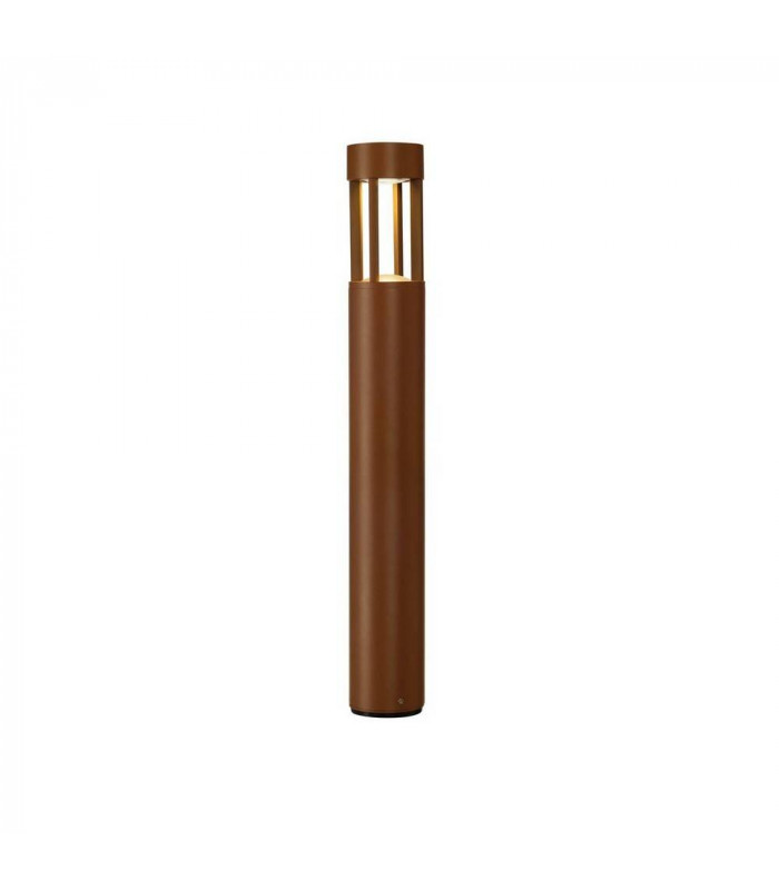 Slots 65 Bollard, Rust, 6.3W Cob Led, 3000K, Ip44