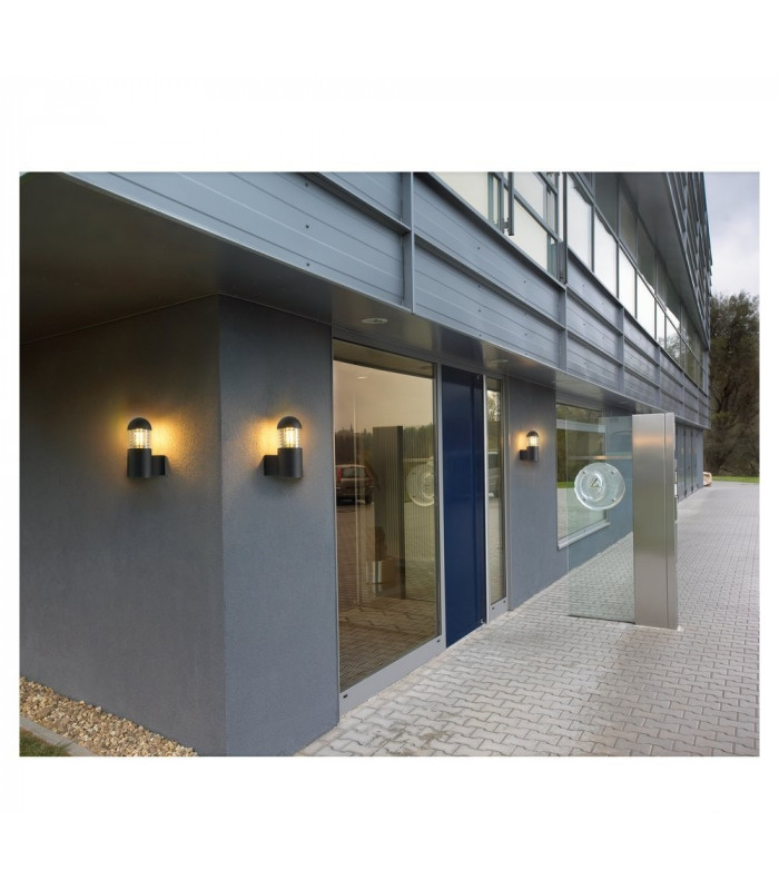 1 Light Wall Light, Anthracite, E27, Ip54