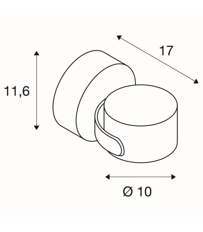 Outdoor 1 Light Wall Light, Anthracite, Gx53, Ip44