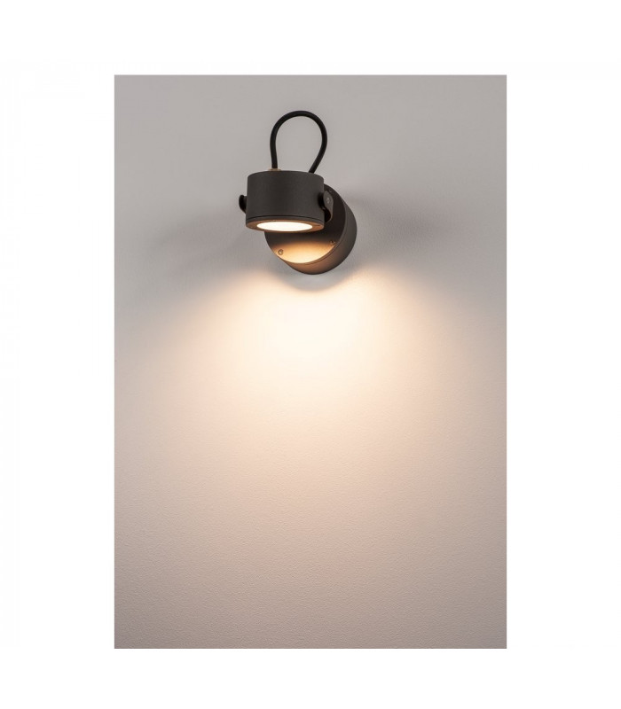 Outdoor 1 Light Wall Light, Anthracite, Gx53, Ip44