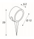 1 Light Sitra 360 Spike, Anthracite, Gx53, Ip44