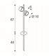 2 Light Sitra 360 Sl Spike, Anthracite, 2Xgx53, Ip44