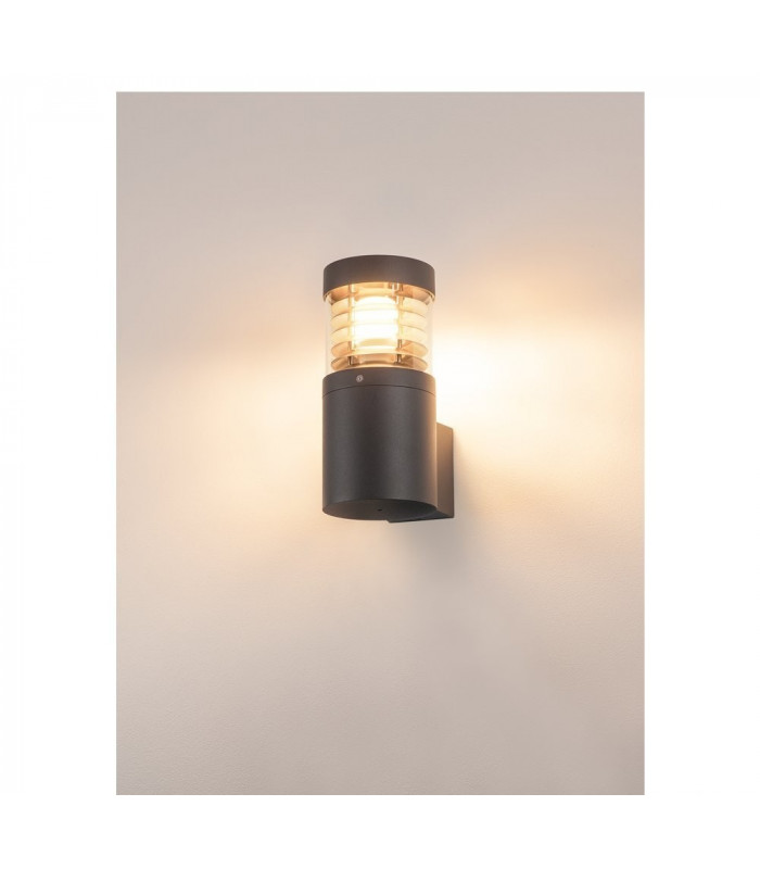 1 Light Round, Anthracite, E27, Ip54