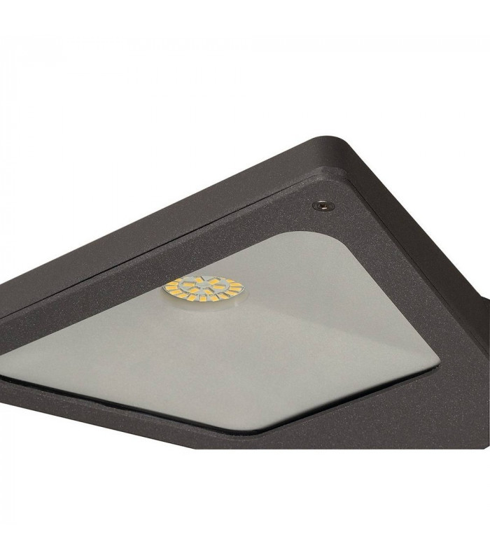 Wall Light, Anthracite, 10W Smd Led, 3000K, Ip44