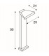 Floor Stand, Anthracite, 10W Smd Led, 3000K, Ip44