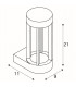 Wall Light, Rust, 6.3W Cob Led, 3000K, Ip44