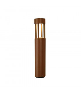 Slots 45 Bollard, Rust, 6.3W Cob Led, 3000K, Ip44