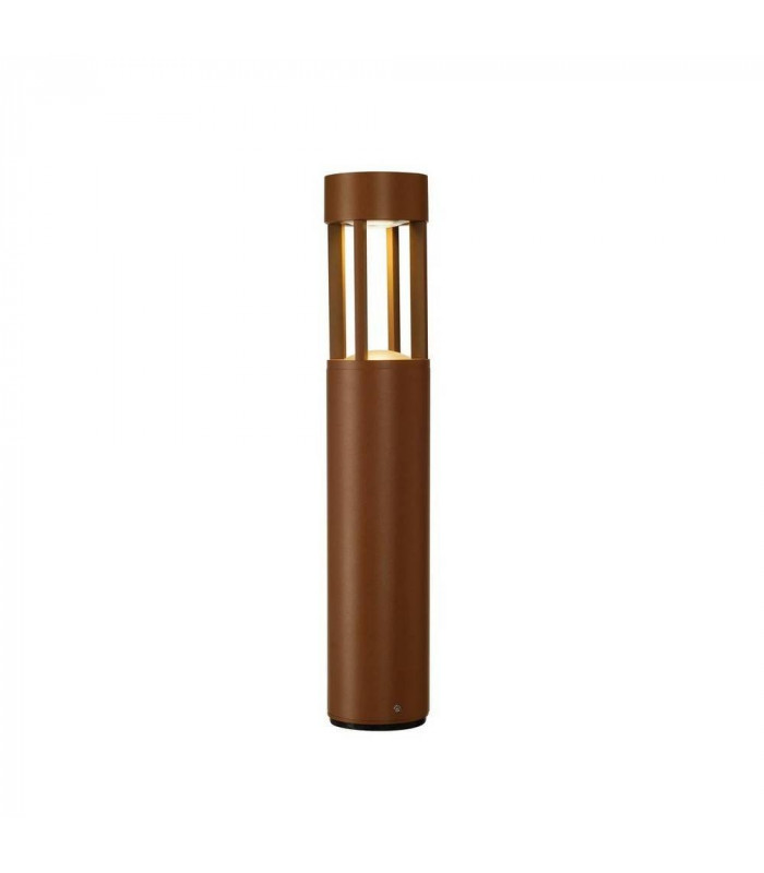 Slots 45 Bollard, Rust, 6.3W Cob Led, 3000K, Ip44