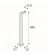 Outdoor Floor Stand, Led, Large, Anthracite, IP55