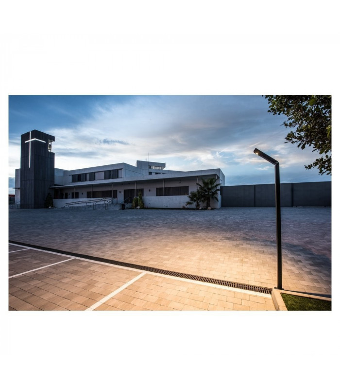 Outdoor Floor Stand, Led, Large, Anthracite, IP55