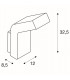 Outdoor Wall Light, Led, 3000K, Anthracite, IP55