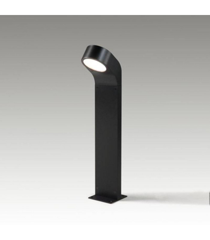 1 Light Outdoor Bollard Light Black IP65