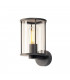 1 Light Round, Anthracite, Clear Glass, IP55, E27