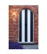 1 Light Round, Anthracite, Clear Glass, IP55, E27