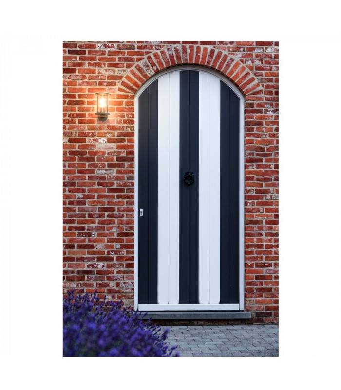 1 Light Round, Anthracite, Clear Glass, IP55, E27