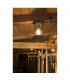 1 Light Outdoor Ceiling Light, A60, Round, Anthracite, Clear Glass, IP44, E27