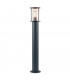 1 Light Floor Stand, A60, Round, Anthracite, Clear Glass, IP55, E27