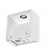 Outdoor Square Wall Light, White, 3.2W Cob Led, 3000K, Ip44, Up, Down