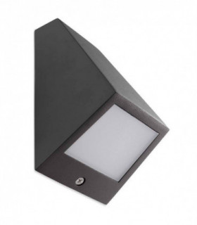 LED Outdoor Small Wall Light Urban Grey IP54