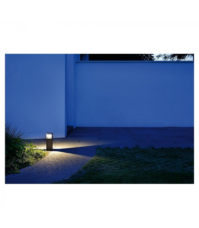 Outdoor Floor Stand, Square, Anthracite, 6W Led, 3000K, Ip44