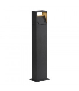 Outdoor Floor Stand, Square, Anthracite, 6W Led, 3000K, Ip44
