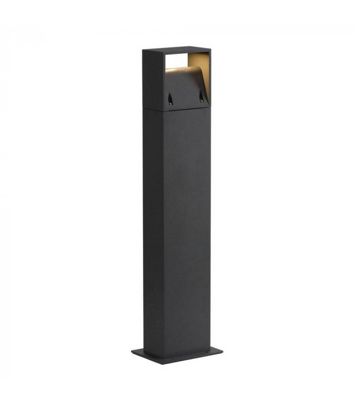 Outdoor Floor Stand, Square, Anthracite, 6W Led, 3000K, Ip44