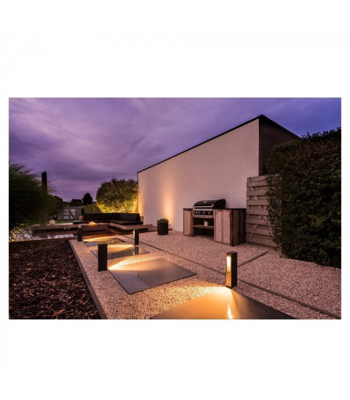 Square Shape, Anthracite, 4.5W Led, 3000K, Ip44