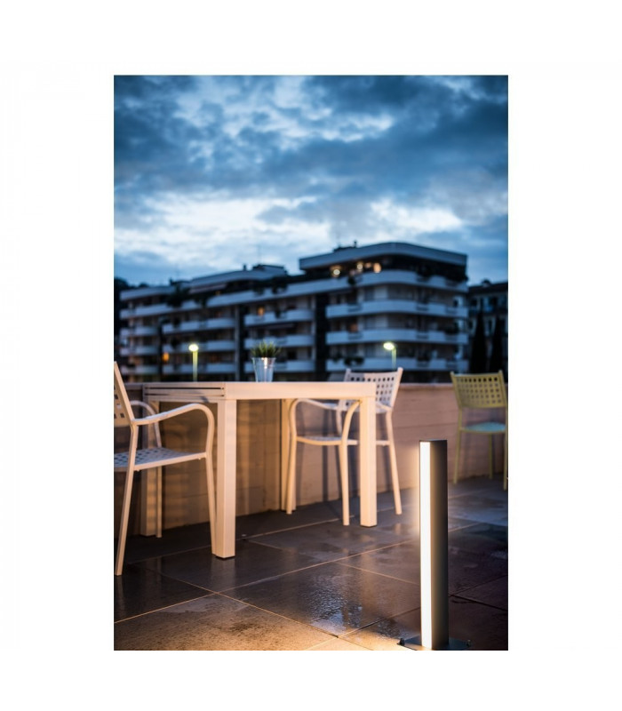 Floor Stand, Single-Headed, Led, 3000K, Anthracite, L, W, H 16.5, 16.5, 66 cm, IP55