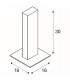 Floor Stand, Double-Headed, Led, 3000K, Anthracite, L, W, H 16.5, 16.5, 36 cm, IP55
