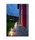 Floor Stand, Double-Headed, Led, 3000K, Anthracite, L, W, H 16.5, 16.5, 36 cm, IP55