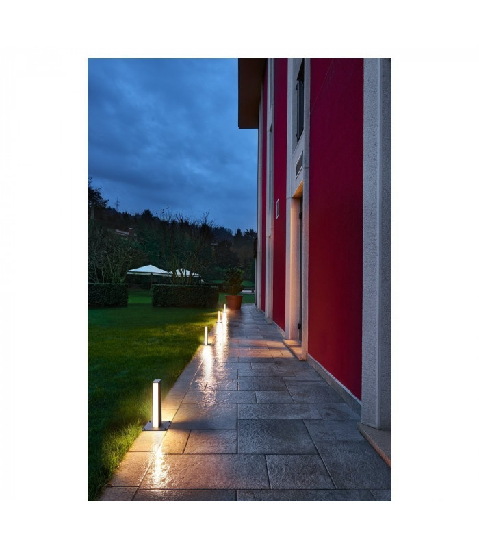 Floor Stand, Double-Headed, Led, 3000K, Anthracite, L, W, H 16.5, 16.5, 36 cm, IP55