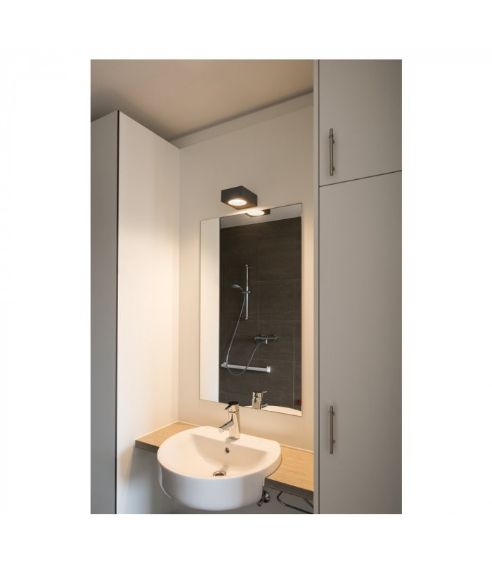 1 Light Square, Anthracite, Gx53, Ip44
