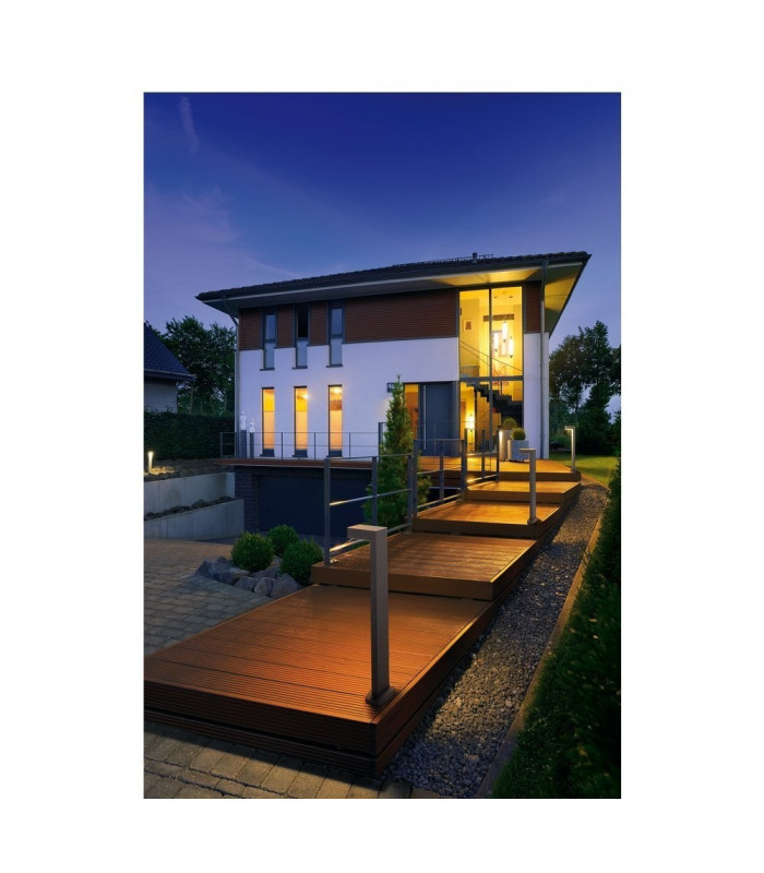 1 Light Square, Silver-Grey, Gx53, Ip44