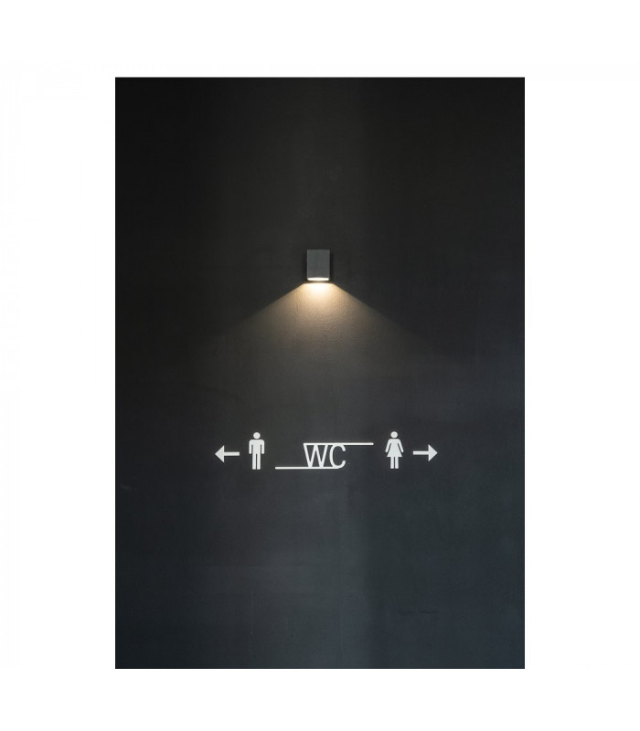 Square, Anthracite, 3.2W Cob Led, 3000K, Ip44
