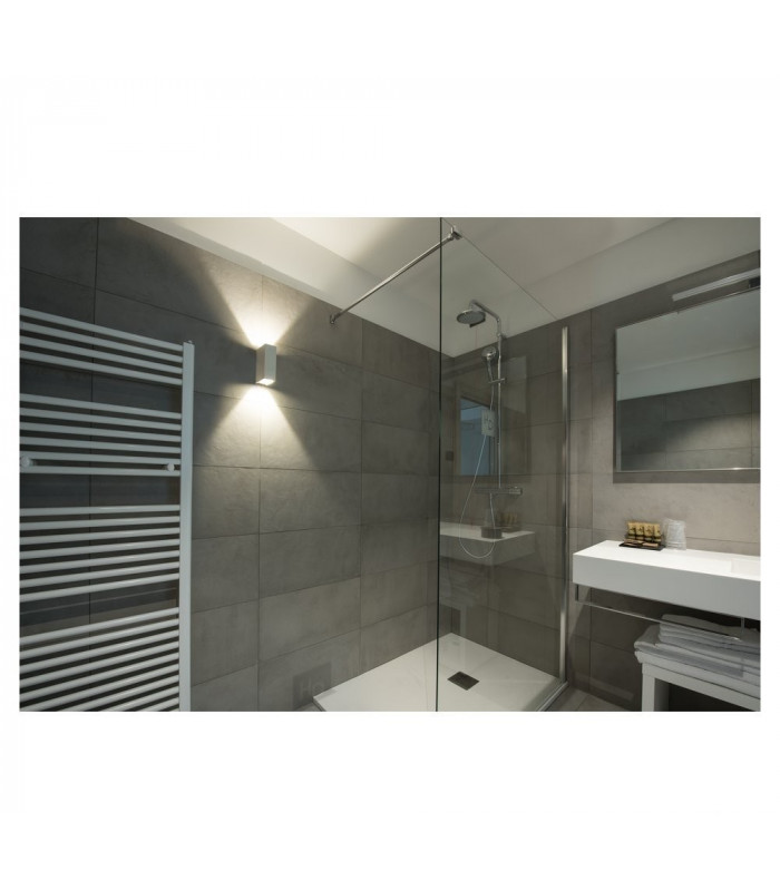 Square, White, 3.2W Cob Led, 3000K, Ip44, Up, Down