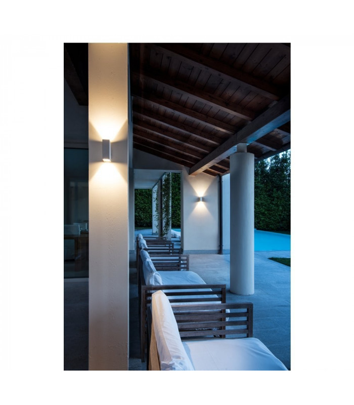 Square, White, 3.2W Cob Led, 3000K, Ip44, Up, Down
