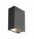 Square, Anthracite, 3.2W Cob Led, 3000K, Ip44, Up, Down
