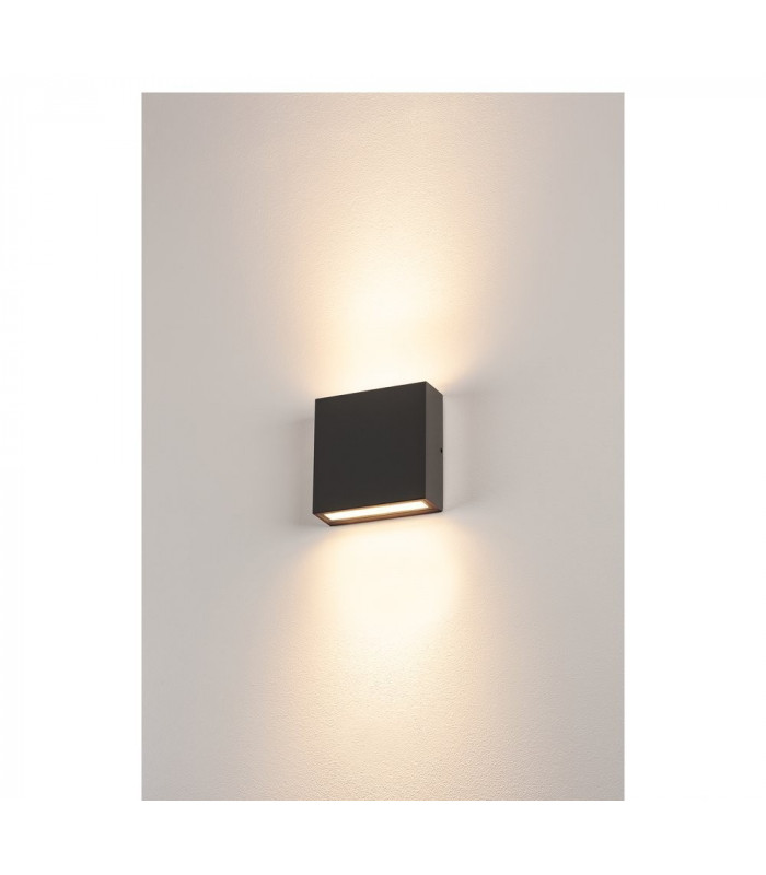 Outdoor Square Wall Light, White, Led, 1X3W, 3000K, Ip44