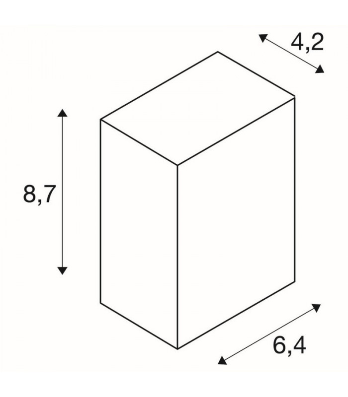 Square, Anthracite, Led, 1X3W, 3000K, Ip44