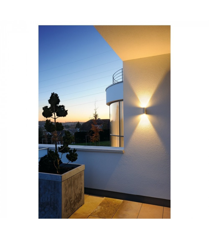 Outdoor Square Wall Light, Anthracite, Led, 1X3W, 3000K, Ip44