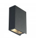 Outdoor Square Wall Light, Anthracite, Led, 1X3W, 3000K, Ip44