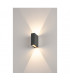 Outdoor Square Wall Light, Anthracite, Led, 1X3W, 3000K, Ip44