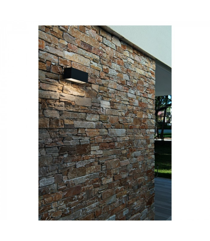 Outdoor Square Wall Light, Anthracite, Led, 1X3W, 3000K, Ip44
