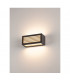 Outdoor Square Wall Light, Anthracite, Led, 1X3W, 3000K, Ip44, E27