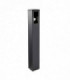 1 Light Outdoor Tall Bollard Light Urban Grey IP65, GU10