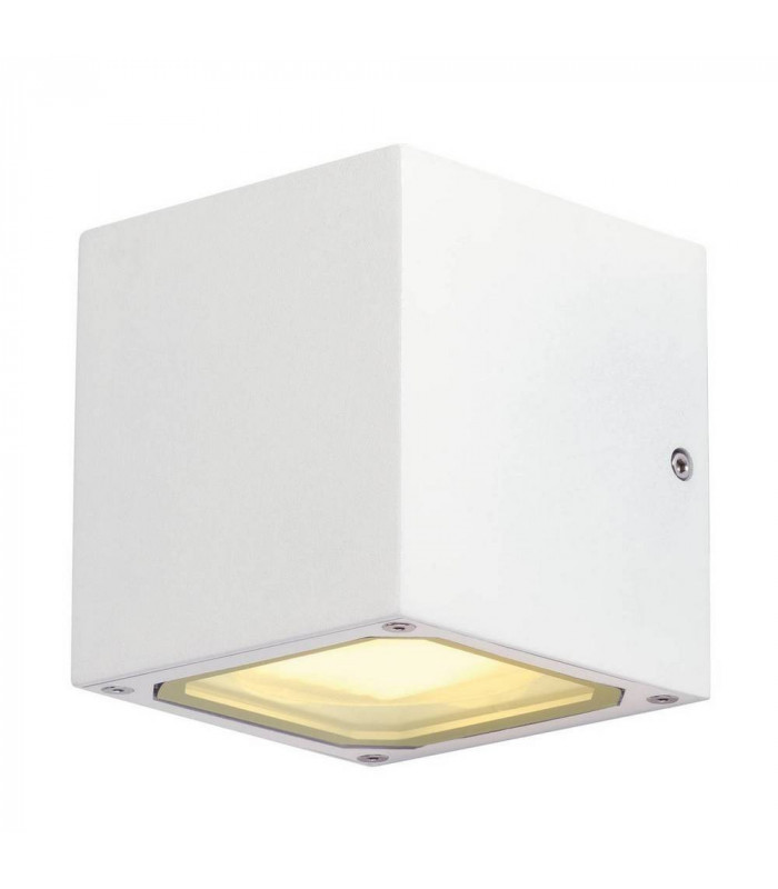 2 Light Wall Light, White, Gx53, Ip44