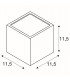 2 Light Wall Light, White, Gx53, Ip44