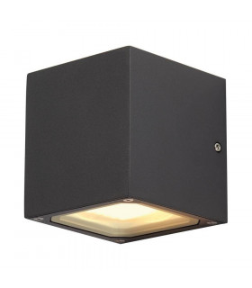 2 Light Wall Light, Anthracite, Gx53, Ip44
