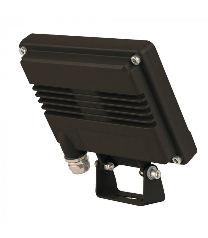 LED Outdoor Surface-Mounted Wall Light, 11W, Black, 4000K, IP65